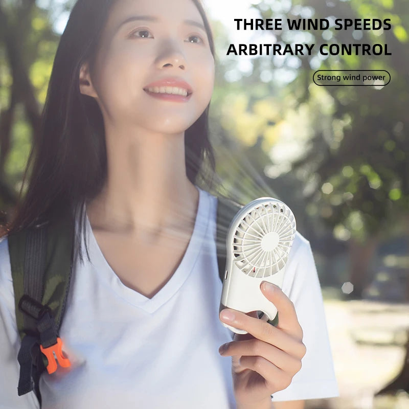 F12 Mini Handheld Fan 3 Wind Speed Outdoor Summer Cooling Fan with Hanging Buckle F12 Mini Handheld Fan 3 Wind Speed Outdoor Summer Cooling Fan with Hanging Buckle